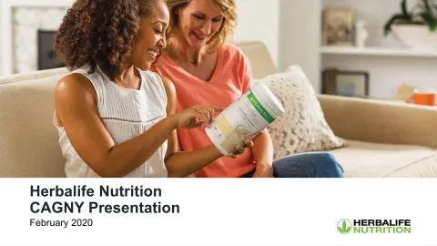 Herbalife | Investor Conference Presentation Deck | 28 slides