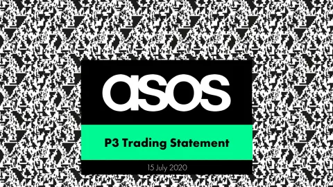 Asos | Results Presentation Deck | 8 slides
