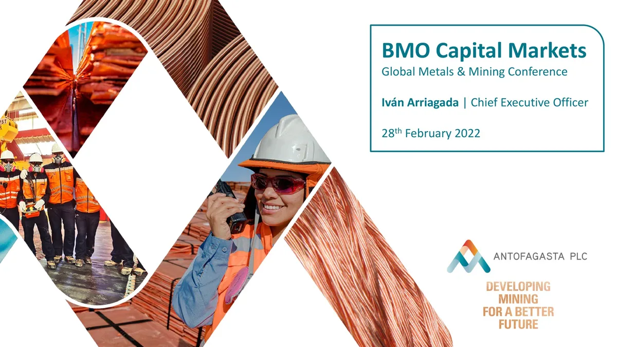 Antofagasta | Investor Conference Presentation Deck | 25 slides · slide 1