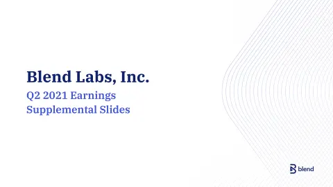 Blend | Results Presentation Deck | 17 slides