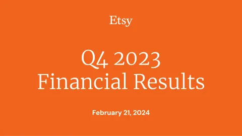 Etsy | Results Presentation Deck | 46 slides