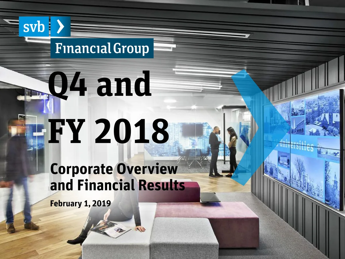 Silicon Valley Bank | Results Presentation Deck | 66 slides · slide 1