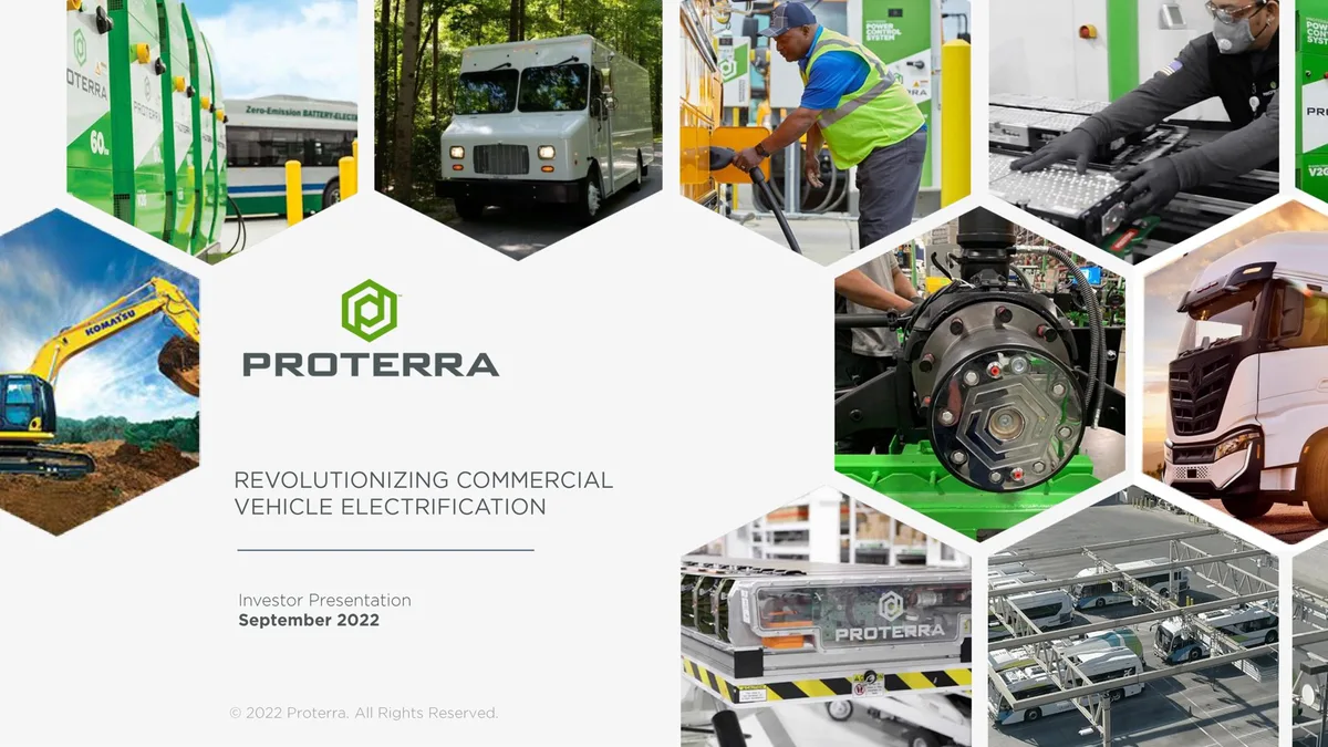 The slide uses a hexagonal grid layout for imagery.