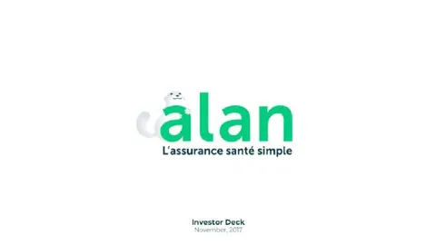 Alan Series A pitch deck