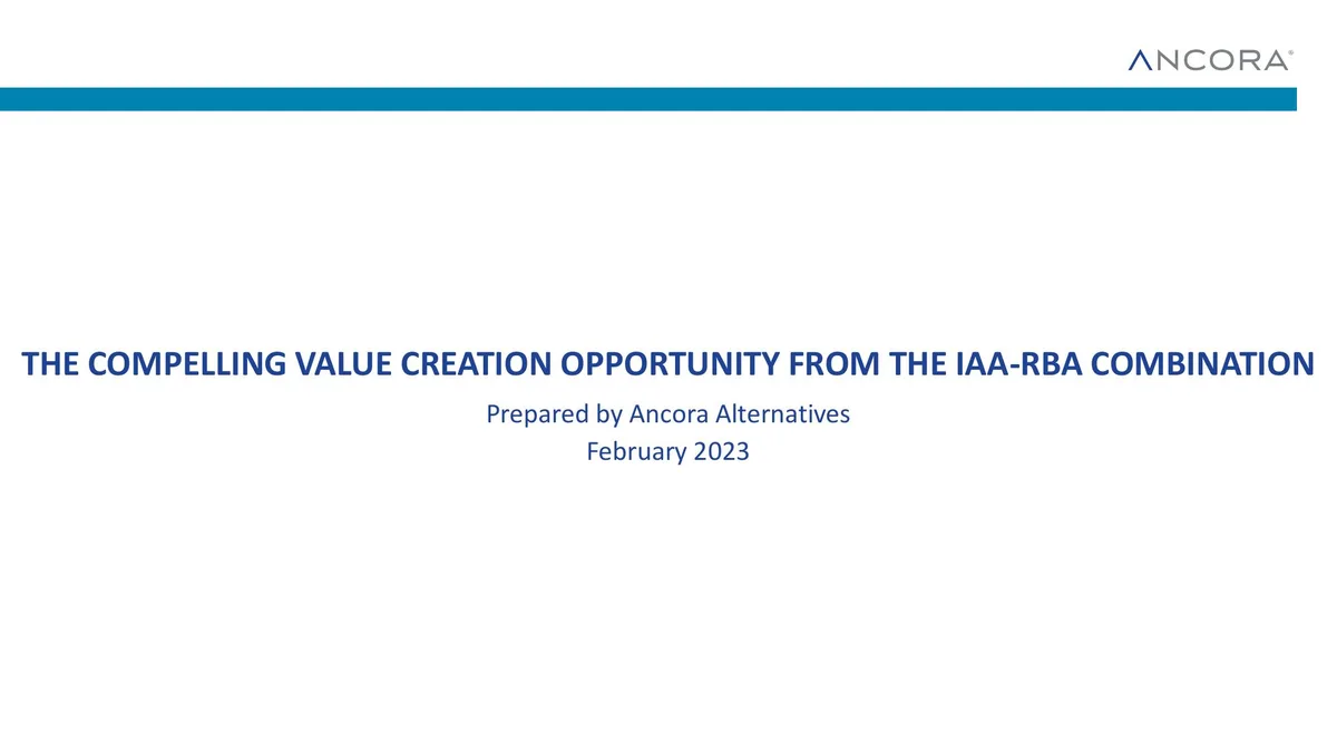 Ancora RB Ritchebros Presentation February 2023 · slide 1