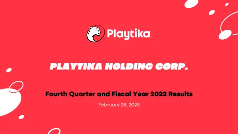 Playtika | Results Presentation Deck | 18 slides
