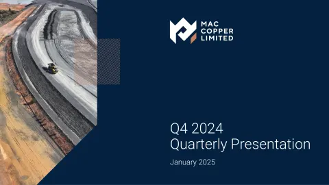 Metals Acquisition Corp | Results Presentation Deck | 24 slides