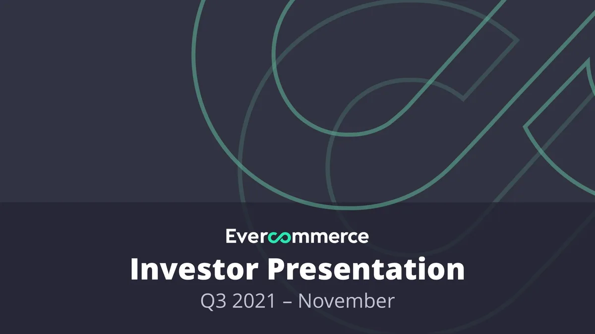 EverCommerce | Results Presentation Deck | 31 slides · slide 1
