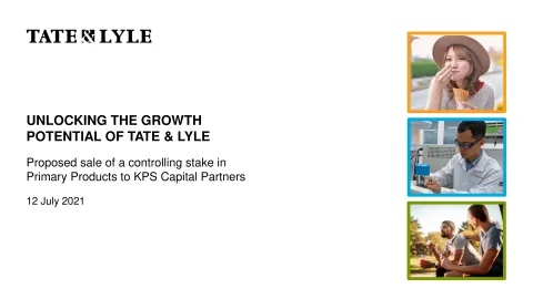 Tate and Lyle | Mergers and Acquisitions Presentation Deck | 29 slides