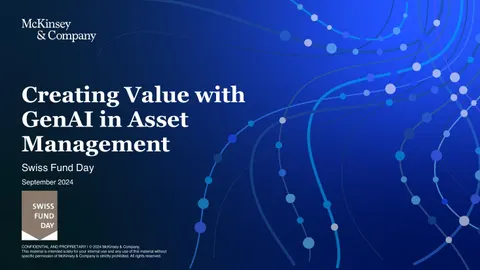 Creating Value with GenAI in Asset Management