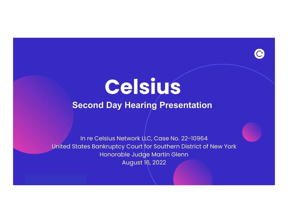 Celsius Holdings | Investor Conference Presentation Deck | 9 slides · slide 1