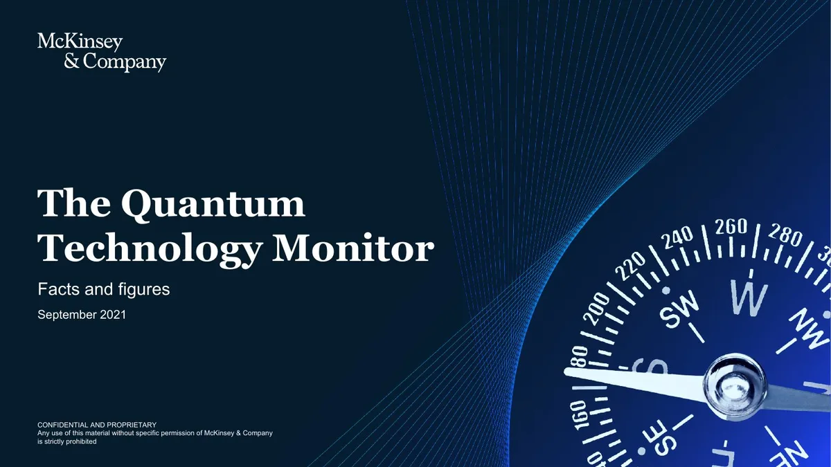 Includes a compass graphic as a visual metaphor for monitoring/navigation.