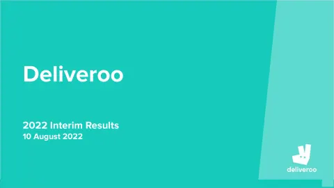 Deliveroo | Results Presentation Deck | 29 slides