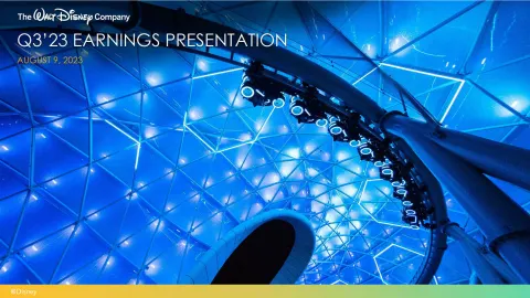 Disney | Results Presentation Deck | 19 slides
