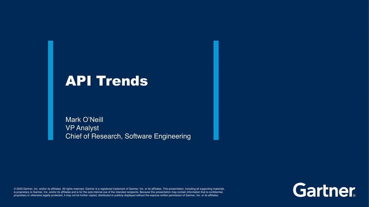 API Trends · slide 1