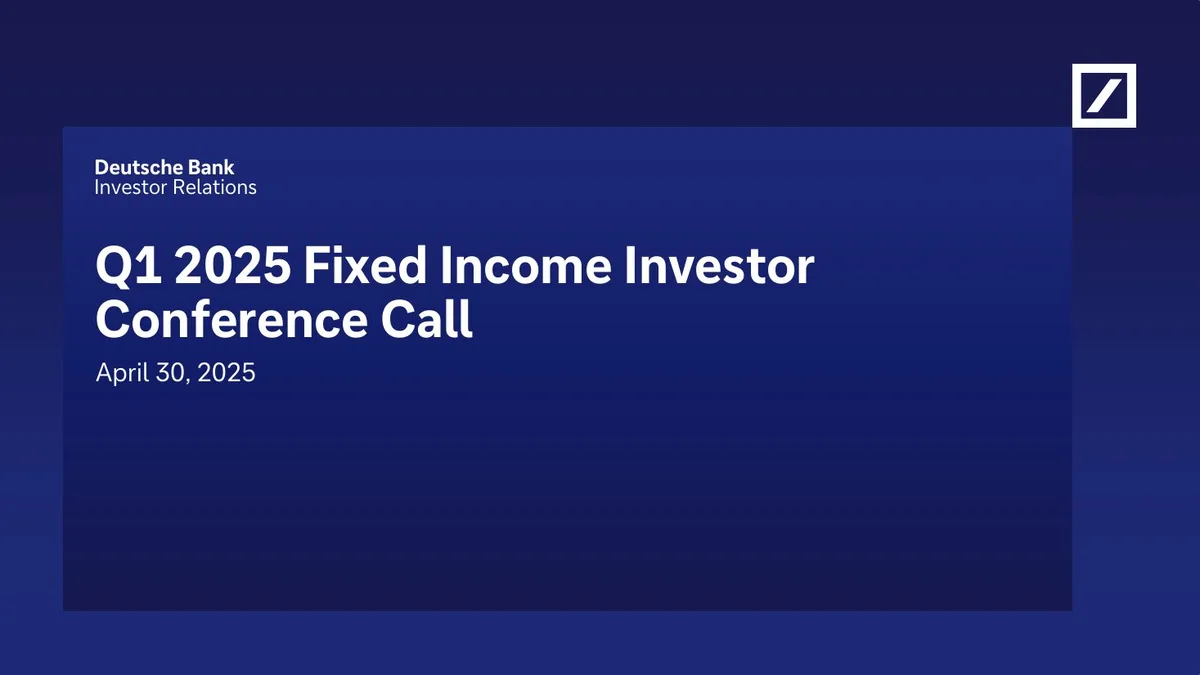 Q1 2025 Fixed Income Call · slide 1