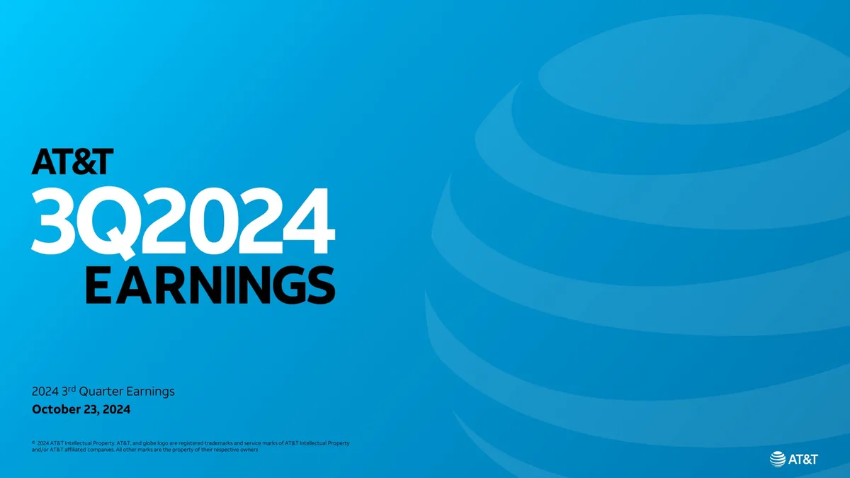 AT&amp;T | Results Presentation Deck | 16 slides · slide 1