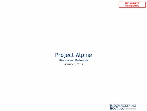 Tudor, Pickering, Holt &amp; Co | Investment Banking Pitch Book | 78 slides