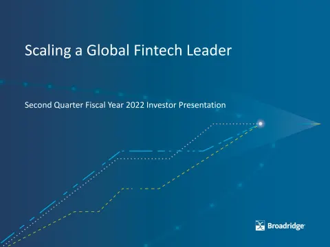 Broadridge Financial Solutions | Results Presentation Deck | 47 slides
