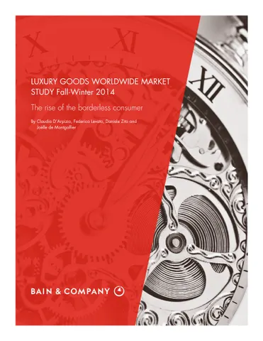 Luxury Goods Worldwide Market Study