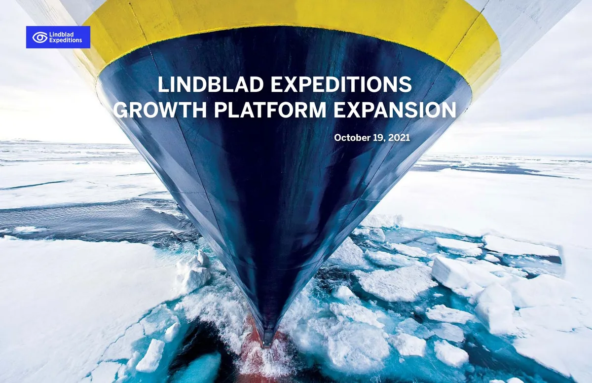 Lindblad | Investor Presentation Deck | 28 slides · slide 1