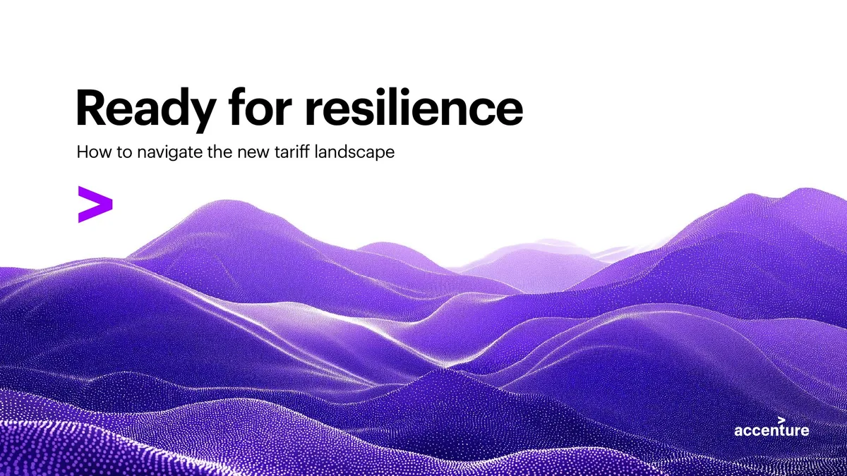 Ready for resilience How to navigate the new tariff landscape · slide 1