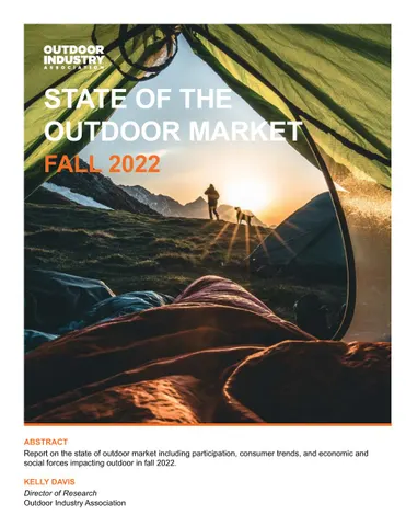 Outdoor Consumer Report 2021 Deloitte &amp; OutDoor by ISPO