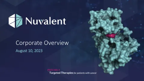 Nuvalent | Investor Presentation Deck | 39 slides