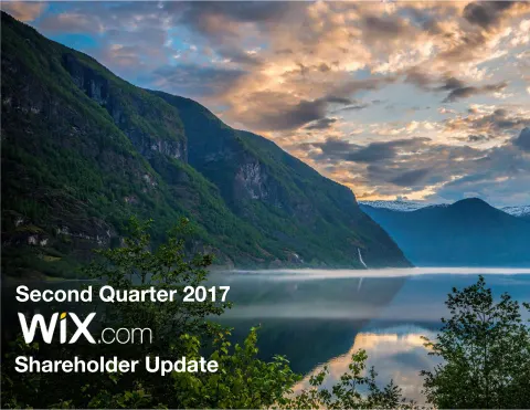 Wix | Results Presentation Deck | 15 slides
