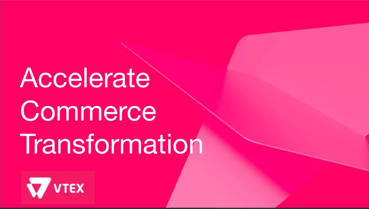 Here's the pitch deck cloud e-commerce platform VTEX used to raise $225 million after the pandemic sparked a surge in demand like 'you see on Black Friday' · slide 1