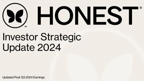 Honest | Investor Presentation Deck | 36 slides