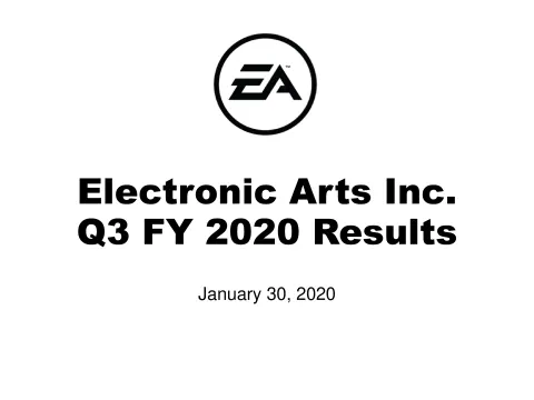 Electronic Arts | Results Presentation Deck | 12 slides