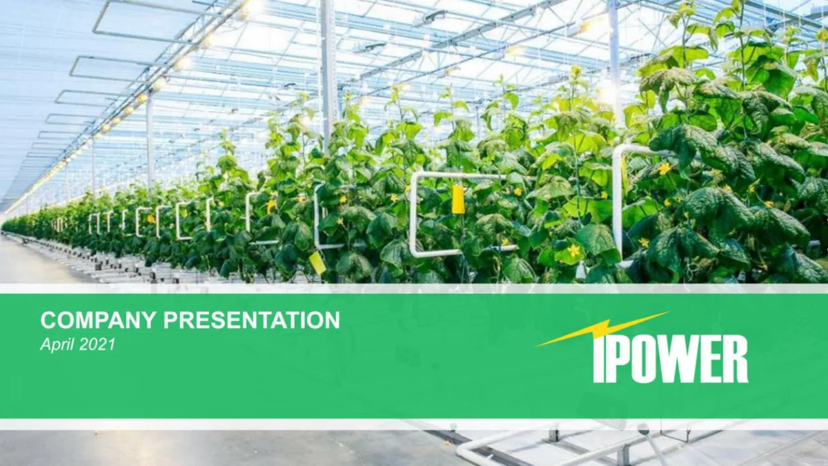 iPower | IPO Presentation Deck | 26 slides · slide 1