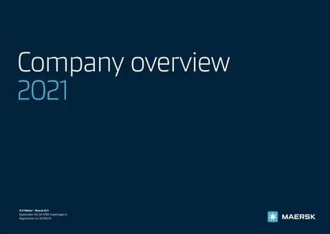 Maersk | Investor Presentation Deck | 10 slides