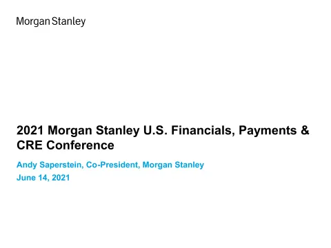 Morgan Stanley | Investor Conference Presentation Deck | 21 slides