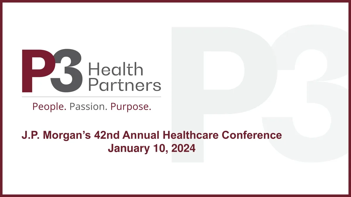 P3 Health Partners | Investor Conference Presentation Deck | 19 slides · slide 1