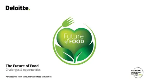 The Future of Food Challenges &amp; opportunities