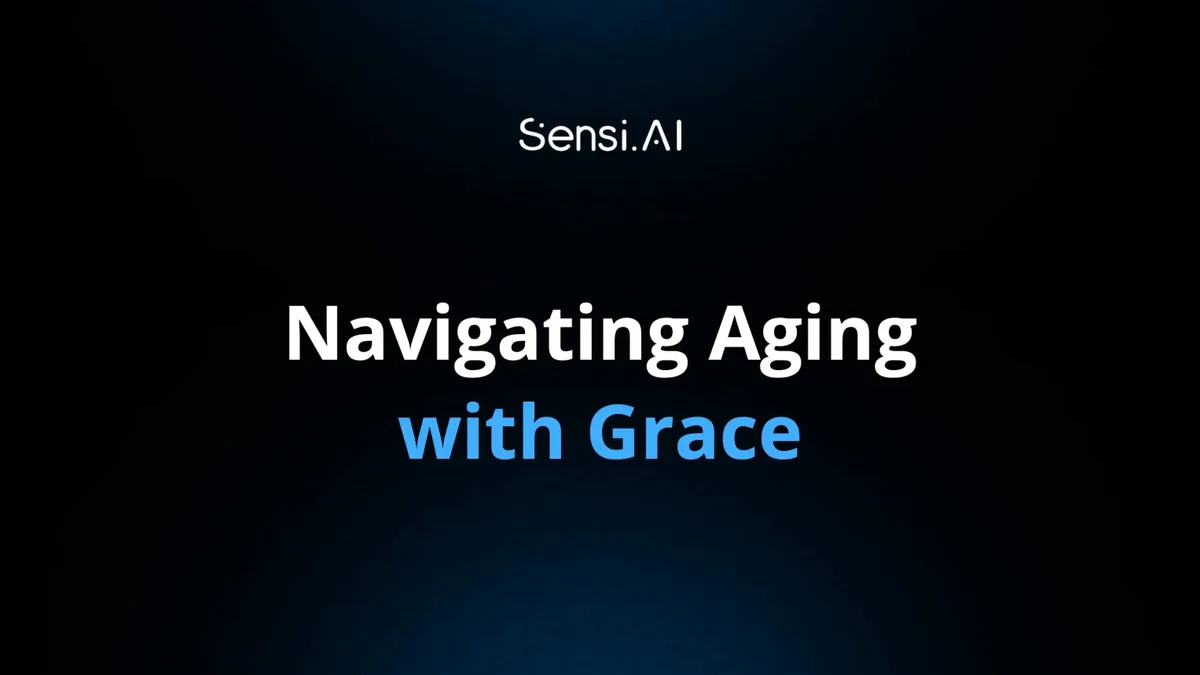 Sensi.AI raised $45 million for home health AI with this pitch deck · slide 1