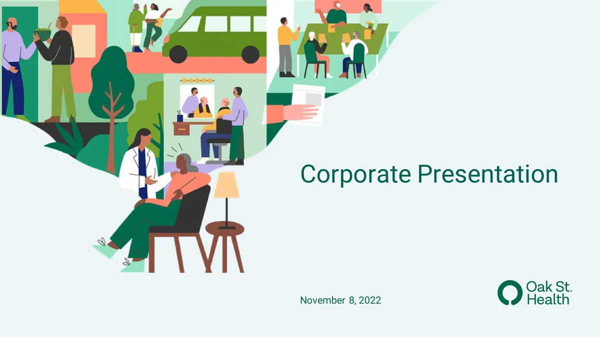 Oak Street Health | Investor Presentation Deck | 25 slides · slide 1
