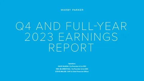 Warby Parker | Results Presentation Deck | 25 slides