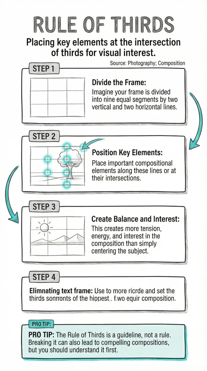 Rule of Thirds illustration
