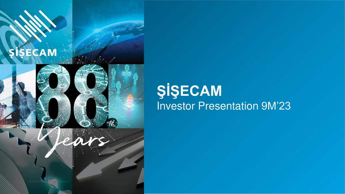 Sisecam Resources | Investor Presentation Deck | 39 slides · slide 1