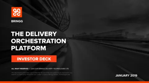 Salesforce and Siemens invested $30 million in Bringg after seeing this pitch deck