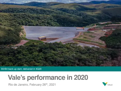 Vale | Results Presentation Deck | 11 slides