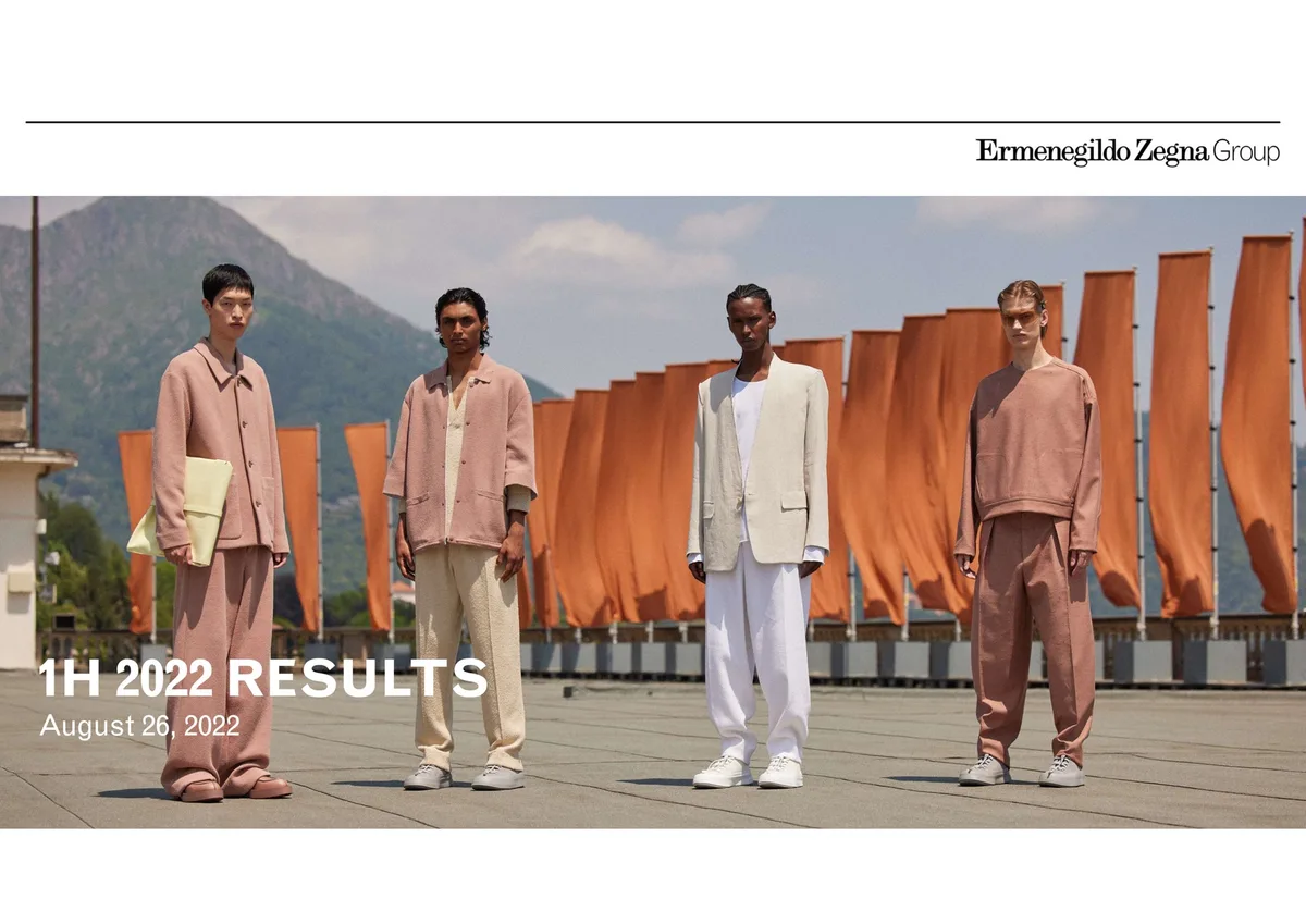 Zegna | Results Presentation Deck | 39 slides · slide 1