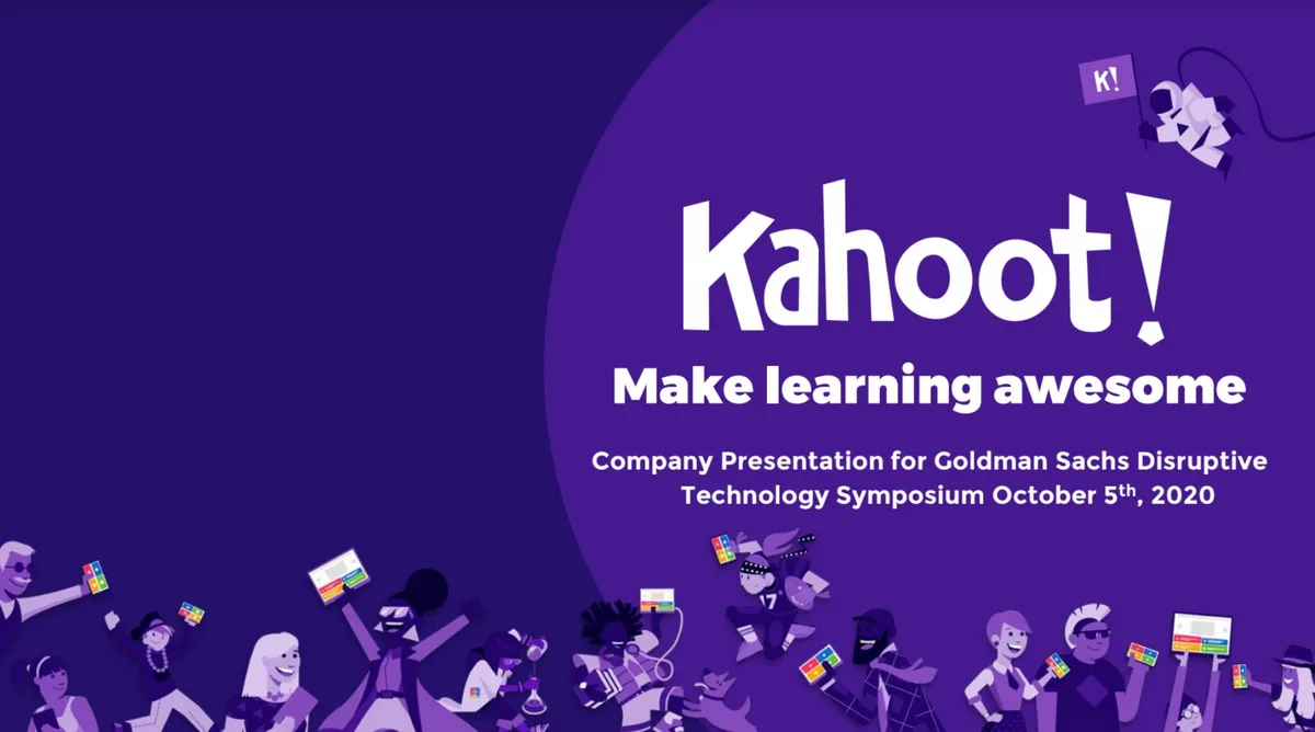 Softbank ploughed more than $200 million into edtech startup Kahoot after seeing this pitch deck · slide 1