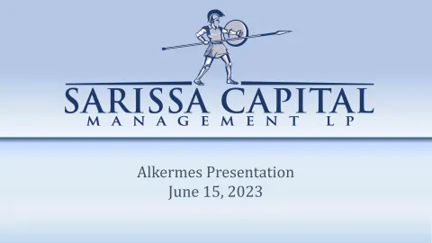 Sarissa Capital | Activist Presentation Deck | 41 slides