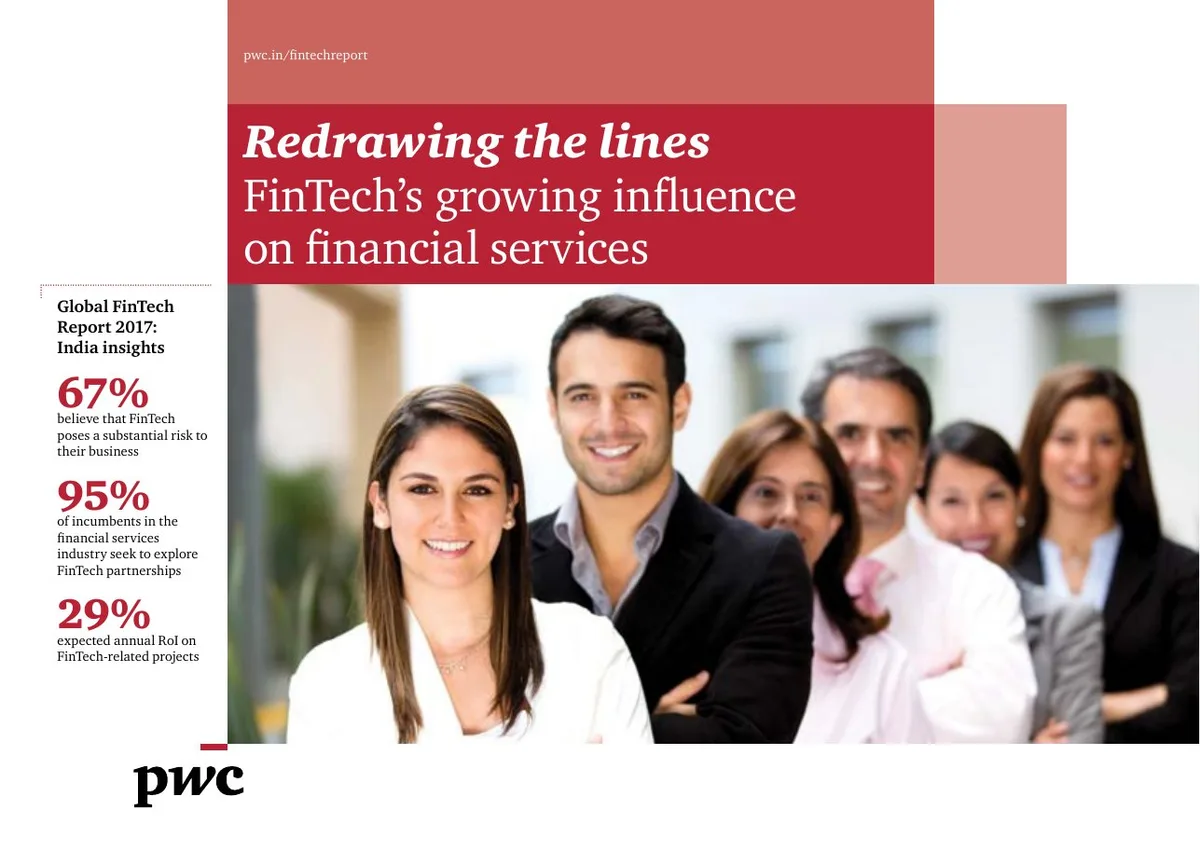 Includes PwC branding and a stock photo of professionals.