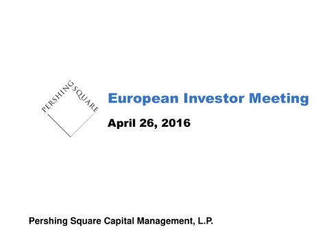 Multiple holdings (Pershing Square portfolio)