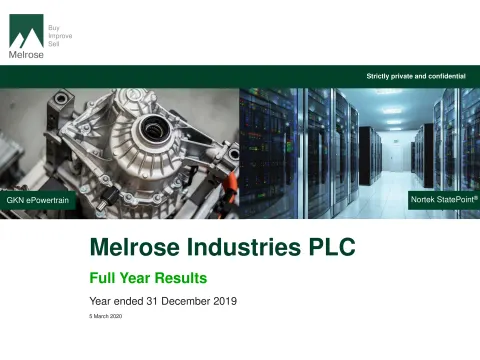 Melrose | Results Presentation Deck | 33 slides